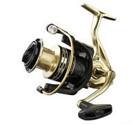 CNANRNANC Carrete de pesca de carrete fijo de metal completo serie Hy 1000-8000, carrete de mar fundido largo para fundición de surf de agua salada y pesca en barco (modelo HY-4000)