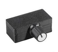 CNANRNANC Controlador de ventilador PWM de 4 pines, entrada USB C, salida de 12 V, regulador de velocidad ajustable para sistemas de refrigeración de computadora, rango de 0 a 100%, carcasa ABS negra