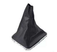 CNANRNANC Cubierta de piel para pomo de palanca de cambios Opel para Opel Zafira B de 5/6 velocidades, cubierta antipolvo de piel negra interior 2005-2014