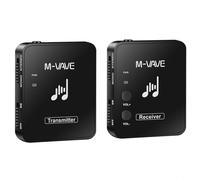 CNANRNANC de Monitor intrauditivo inalámbrico, 2,4 G, Auriculares in-Ear con Monitor, Receptor de transmisor Recargable (1 Juego)