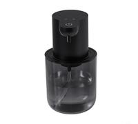 CNANRNANC Dispensador automático de jabón espumoso de 400 ml con sensor sin contacto, niveles ajustables, recargable por USB, impermeable IPX5 para uso en baño y cocina (estilo gotero, negro)