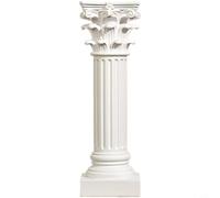 CNANRNANC Escultura abstracta de resina por pilares de templo de arquitectura europea para oficina en casa sala de estar estantería TV gabinete decoración (C)