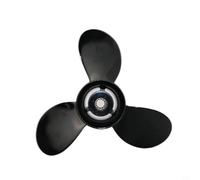 CNANRNANC Hélice de barco de 12 dientes de 8.9 pulgadas de diámetro x 8.5 pulgadas de paso de aleación de aluminio de 3 cuchillas rotación a la derecha compatible con MERCURY, para TOHATSU, para