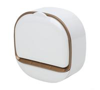 CNANRNANC Jabonera de Pared sin Agujeros con Drenaje y Tapa(White)
