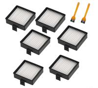 CNANRNANC Juego de 6 filtros para Hoover AH46000 para ONEPWR sin bolsa, inalámbrico, estándar, lavable y reutilizable, con cepillo de limpieza robot aspirador (6 piezas)