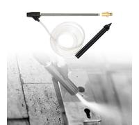CNANRNANC Kit de chorro de arena para lavadora de alta presión con tubo de succión de acero y adaptador de latón para lavadoras a presión compatibles con Nilfisk y Gerni