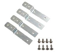 CNANRNANC Kit de soporte de montaje lateral para lavavajillas compatible con Electrolux de acero inoxidable con tornillos para una instalación estable