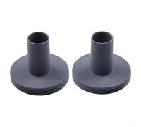 CNANRNANC Paquete de 2 adaptadores de conector de colador de 1.25 pulgadas de plástico para piezas de salida de piscina Intex, gris azul, compatible con sistemas de filtración para (2 grises)