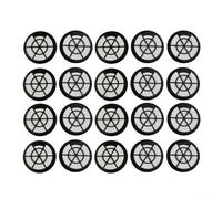 CNANRNANC Paquete de 20 filtros de repuesto para aspiradora Bosch BGC05A220A BGC05AAA1 BGS05A220 Series para aspiradora de suelo 12025213, filtro de aspiradora de cilindro lavable (paquete de 20)