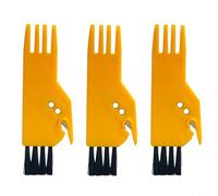 CNANRNANC Paquete de 3 cepillos para aspiradora robot compatible con xiaomi, para conga, 360, para eufy, para ecovacs, para deebot, para mamibot, plástico para cepillo Blackbird de 14,3 x 2,5 cm