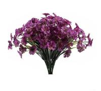 CNANRNANC Ramos de flores violetas realistas, crean un ambiente hogareño sabroso y acogedor (morado)