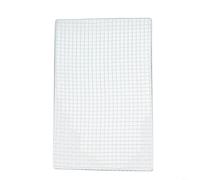 CNANRNANC Rectángulo barbacoa parrilla malla 40X100cm alambre de acero bajo carbono galvanizado para cocinar pescado carne verduras en barbacoa al aire libre fogata picnic o reunión en patio trasero