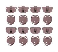 CNANRNANC Ruedas para puertas correderas de armario, ruedas para puertas correderas de armario, ruedas para puertas correderas de plástico, ruedas para paneles de puerta de armario (8 unidades)