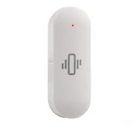 CNANRNANC Sensor de vibración inteligente Tuya con aplicación SmartLife Notificación en tiempo real y alarma de detección de movimiento con historial para aplicaciones de seguridad (1 unidad)