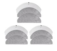 CNANRNANC Soporte de paño de fregona con 2 paños de fregona para Roborock para aspiradora robot Q7 M5/Q7 M5+/Q7 L5/Q7 L5+, construcción de plástico para limpieza de suelos duros en casa (3+6)