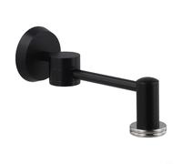 CNANRNANC Soporte de pantalla de aluminio para filtros de café de 58 mm, 53 mm, 51 mm, estante magnético con rotación ajustable (negro)