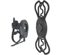 CNANRNANC Soporte para computadora de bicicleta con soporte para teléfono para dispositivos Garmin, soporte de manillar de silicona de nailon que absorbe los golpes para ciclismo de carretera y