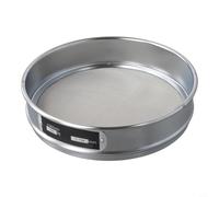 CNANRNANC Tamiz cromado de 20 cm con marco de malla de acero inoxidable 304, 4-600 tamaños de malla para inspección de muestras y aplicaciones de laboratorio en medicina, alimentos, suelo y (malla 100