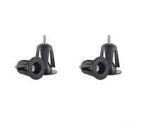 CNANRNANC Tapones para manillar de bicicleta de aleación de aluminio en varios colores, bloqueo de expansión sin herramientas para un sellado seguro contra el polvo, apto para carretera y MTB (negro)