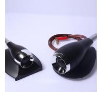 CNANRNANC Tweeter Exterior de Cúpula 19 Núcleos para Altavoz Agudos para Sonido Envolvente Montaje en Pared Jardín 4 Ohmios Negro(25 Core 4Ω)