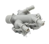 CNANRNANC Válvula de entrada de agua fría, válvula de entrada de agua de repuesto para piezas de lavadora LG con ABS resistente y construcción de metal para un flujo de agua eficiente y fácil