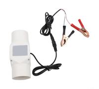 CNANRNANC Ventilador de escape en línea de conducto pequeño de 10 W y 12 V con alto flujo de aire para cocinas, baños, sentinas marinas y ventilación interior, blanco, varios tamaños (50 mm)