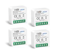 CNBINGO Smart Lichtschalter Modul, passt hinter Traditionelle Wandschalter WLAN Mini DIY Relais Modul, 2 Wege, Kompatibel mit Alexa und Google Assistant, eWeLink APP