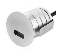 CNBRIGHTER luces LED para escalones para interiores y exteriores, chip CREE de 1 W, 12 V-24 V CC, resistente al agua IP67, aluminio, iluminación de escaleras, luces de pie de escalera