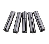 CNBTR Acero inoxidable plata CNC grabado router herramienta adaptador convertir 6mm a 3.175mm para grabado máquina herramienta