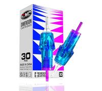 CNC 30 Pcs Cartuchos de Tatuaje Aguja para Tatuar #10 Bugpin Round Shader #12 Standard 5RS 7RS 9RS Tattoo Needles EN04C-30KIT-F