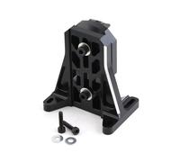 CNC aleación de aluminio motor trasero fijación asiento RC actualización piezas para TRAXXAS 1/6 XRT 8S, 1/5 X-Maxx 6S/8S RC Car (negro)