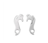 CNC Aluminum Alloy MTB Derailleur Hanger | Direct Replacement Rear Gear Mech Dropout for Mountain & Road Bikes - Adaptador universal de gancho de cola sacrificial con tornillos de montaje para un