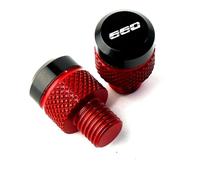CNC Aluminum Motorcycle M10*1.25 Mirror Hole Plugs Screws Bolt Accessories Compatible with Triumph Trident 660 Trident660 2021 2022(Red-660)