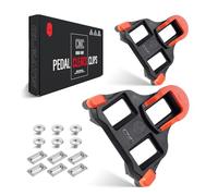 CNC Calas Bicicleta Carretera,Calas de Ciclismo Sm-sh10 Sm-sh11 Sm-sh12 Compatible Shimano SPD SL Calas Pedales,Rojas.