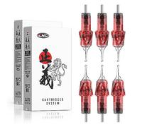 CNC Cartuchos de Tatuaje Aguja para Tatuar #10 Modelo Mezclado RL (1003RL 1005RL 1007RL 1009RL) Tattoo Cartridge Needles Bugpin 0.3mm Estándar Desechable con Membrana EN04X-40KIT-DD