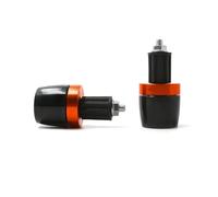 CNC De Motocicleta 7/8" 22mm Tapón Deslizante Contrapeso Extremo Puño Manillar para FZ1 FZ 1 para FAZER(Naranja)