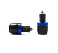 CNC De Motocicleta 7/8" 22mm Tapón Deslizante Contrapeso Extremo Puño Manillar para FZ1 FZ 1 para FAZER(Azul)