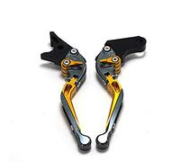 CNC Folding Extendable Motorcycle Brake Clutch Levers For Kawasaki For ER-6F For ER6F 2006-2008,Palanca de Freno y Embrague