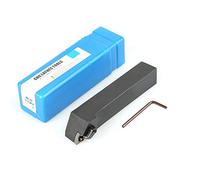 CNC Lathe Tool Holder 95 Degree | WNMG080404 Insert & 2 Wrenches | Robust Turning Tool for Cast Iron/Steel/Aluminum | 15x2.5cm Black Tungsten Steel