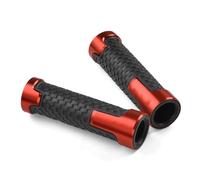 CNC Mango Antideslizante Empuñaduras Accesorios Puños Antideslizantes para Manillar Motocicleta, puños de Acelerador compatibles con TMAX 500 530 560(Orange)