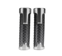 CNC Mango Antideslizante Empuñaduras Puños Goma y Aluminio para Manillar de Motocicleta de 22 mm, cómodos y compatibles con Suzuki.(Gray)