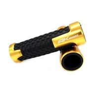 CNC Mango Antideslizante Empuñaduras Puños Manillar de 22 mm para Motocicleta compatibles con KYMCO AK 550 AK550 2017-2020(Yellow)