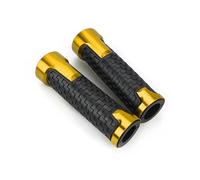 CNC Mango Antideslizante Empuñaduras Puños Manillar Goma Gel de 22 mm para Motocicleta compatibles con compatibles con Beverly 300 Accesorios(Yellow)
