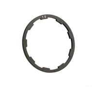 Cnc Mecanizado Aleación de Aluminio Espaciador Set Para 7 A 11 Velocidad Cassette Bicicleta Instalación En Para Hg Freehubs Con Anodizado Negro Para Superficie Y Diseño Ranurado (1.5mm)