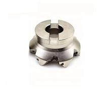 CNC MFWN90 Grado 50mm 63mm 80mm Fresado de corte pesado WNMU080608 Ángulo recto Avance rápido Doble plano Desbaste(MFWN90100R-7T)