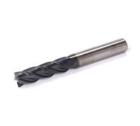CNC Milling Cutter Drill Bits,Solid Tungsten Carbide 4 Flute End Mill CNC Tools HRC50 Multiple Sizes For Metal And Wood(2x4Dx50L)