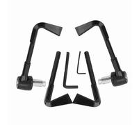 CNC Moto Empuñadura Protector Palancas de Freno Protección Manillar Plata Rojo Oro Negro Verde Azul Llave Hexagonal de Dos Piezas 22 mm 0,87 Pulgadas Motocicleta (Negra)