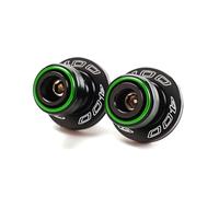 cnc moto TraseroBrazoCarrete Deslizadores oscilant Para Z400 Z500 400 500 SE Accesorios Motocicleta M8, Tornillos Aluminio Basculante Carretes, Deslizadores Y Caballetes(Green-B 400)