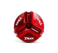 CNC Motorcycle Engine Oil Cap Bolt Oil Filler Cap Compatible with Yamaha Tech MAX TMAX 560 TMAX 530 T-MAX 500 T MAX 530 SX DX 2021 2022 2023(Red)