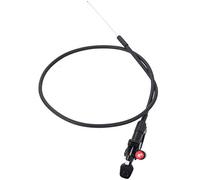 CNC Palanca de bloqueo remoto para horquilla de bicicleta, palanca de bloqueo remoto para horquilla MTB, rojo